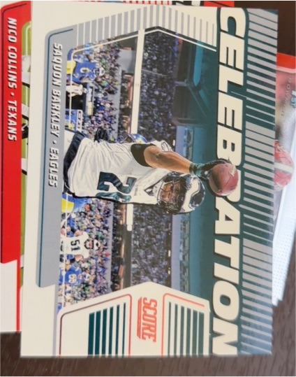 2025 Panini Score Celebration #C-SBA Saquon Barkley — front