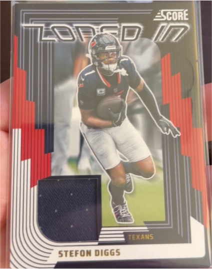 2025 Panini Score #ZON-SDS Stefon Diggs Zoned In Jerseys — front