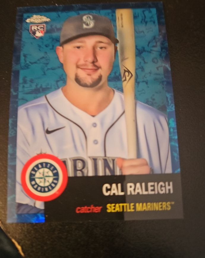 2022 Topps Chrome Platinum Anniversary #237 Cal Raleigh — front