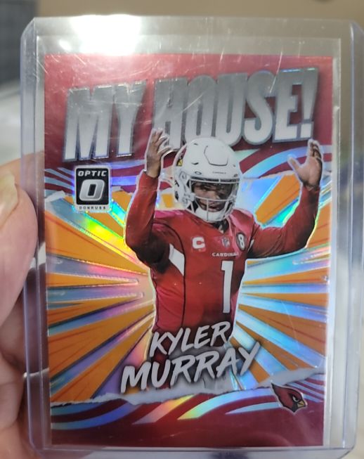 2021 Panini Donruss Optic #MH-19 Kyler Murray My House Silver Prizm — front