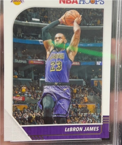 2019-20 Panini NBA Hoops #87 LeBron James — front