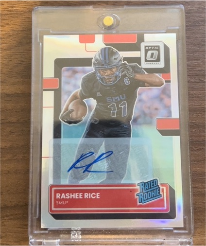 2023 Donruss Optic Draft #24 Rashee Rice Rated Rookie — front