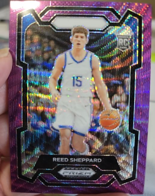 2024 Panini Prizm Draft Picks #21 Reed Sheppard Rookie Purple Wave — front