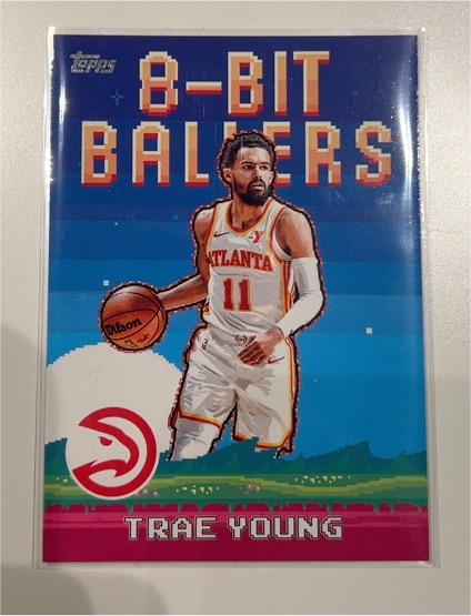 2025-26 Topps #8B-6 Trae Young 8-Bit Ballers Atlanta Hawks — front