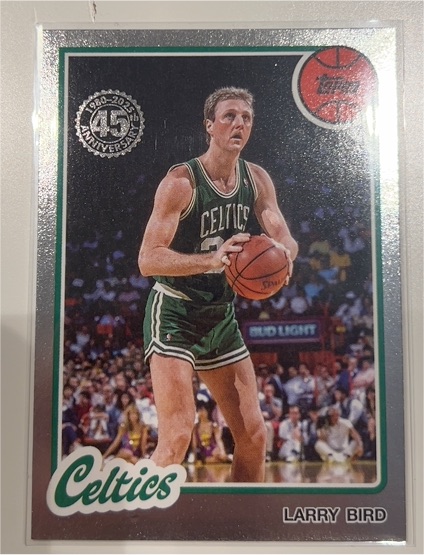 2025-26 Topps #80BK-1 Larry Bird 1980-81 Topps Basketball Boston Celtics — front