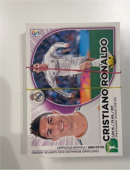 2015 Panini FIFA 365 #Cristiano Ronaldo — front