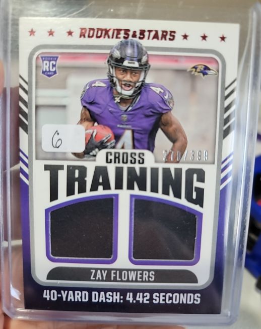 2023 Panini Rookies & Stars #CT-ZF Zay Flowers Cross Training — front