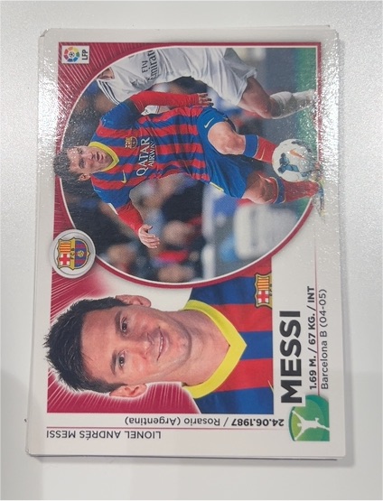 2004-05 Panini La Liga #17 Lionel Messi — front