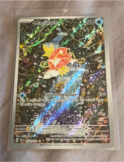 2023 Pokémon TCG Paldea Evolved #203 Magikarp Illustration Rare — front