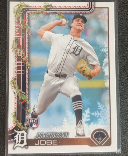 2025 Topps Holiday #H160 Jackson Jobe — front