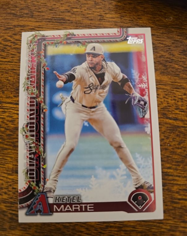 2025 Topps Holiday #H43 Ketel Marte — front