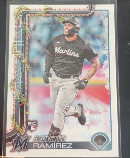 2025 Topps Holiday #H19 Agustin Ramirez — front