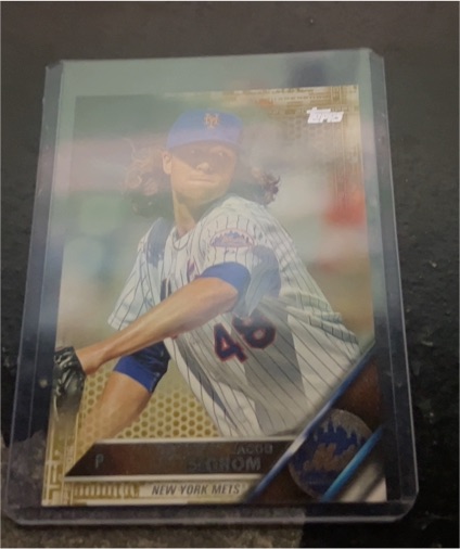 2016 Topps Series 1 Gold Parallel #323 Jacob DeGrom — front