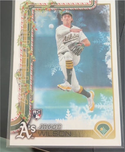 2025 Topps Holiday #H4 Jacob Wilson — front