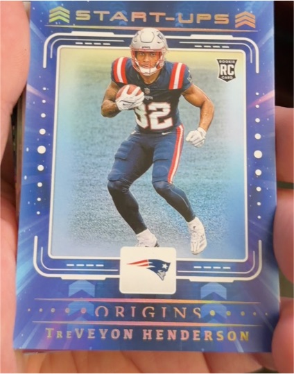 2025 Panini Origins #18 TreVeyon Henderson — front
