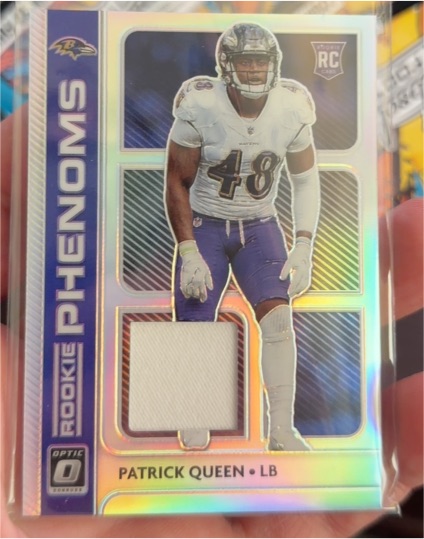 2020 Donruss Optic #RP-32 Patrick Queen Rookie Phenoms Jersey — front