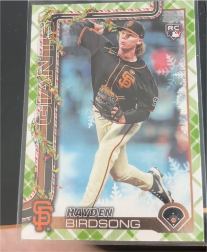 2025 Topps Holiday #H85 Hayden Birdsong — front