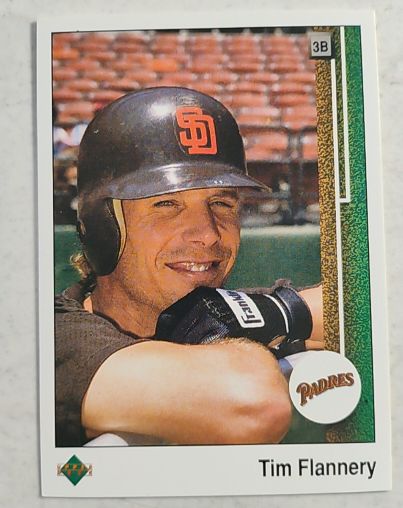 1989 Upper Deck #603 Tim Flannery — front