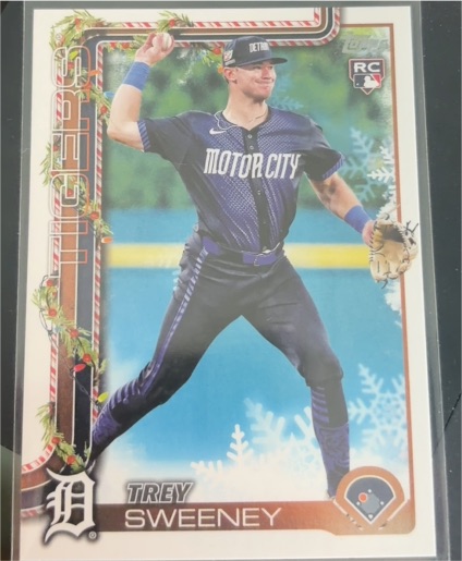 2025 Topps Holiday #H172 Trey Sweeney — front