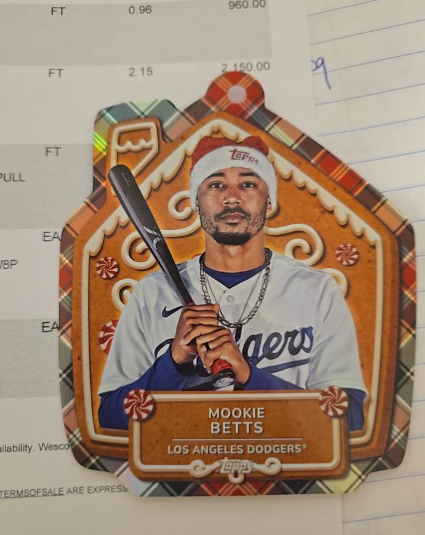 2024 Topps Holiday #MLBO-9 Mookie Betts — front