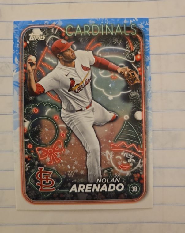 2024 Topps Holiday #H139 Nolan Arenado — front