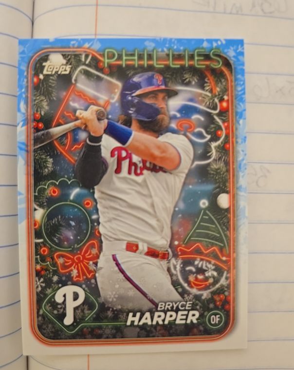 2024 Topps Holiday #H179 Bryce Harper — front