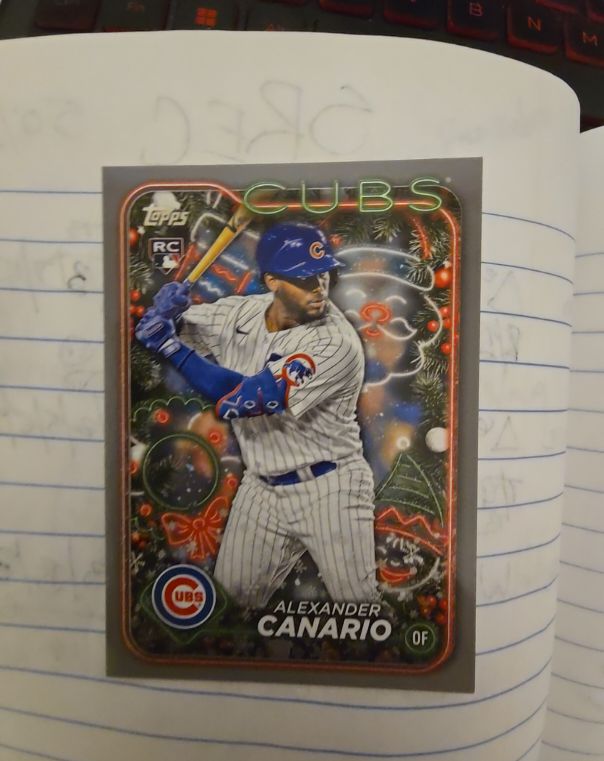 2024 Topps Holiday #H86 Alexander Canario — front