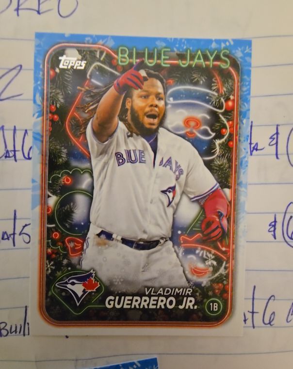2024 Topps Holiday #H133 Vladimir Guerrero Jr. — front