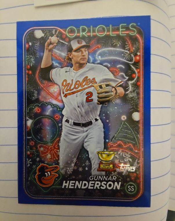 2024 Topps Holiday #H150 Gunnar Henderson — front