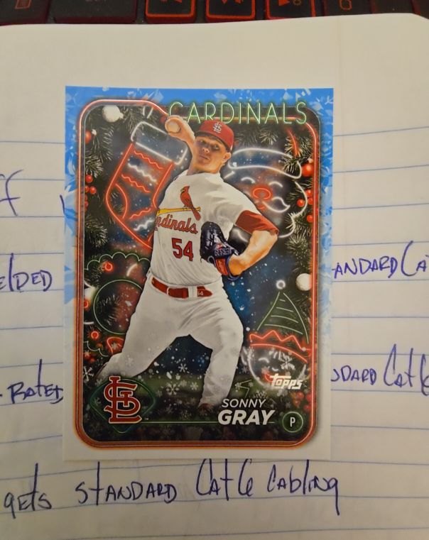 2024 Topps Holiday #H74 Sonny Gray — front