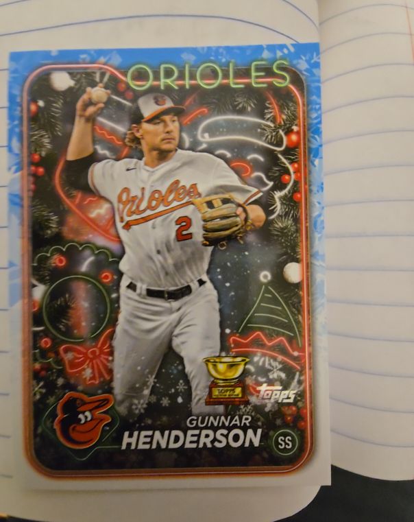 2024 Topps Holiday #H150 Gunnar Henderson — front