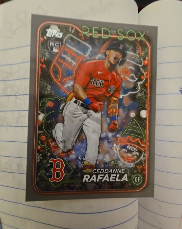 2024 Topps Holiday #H121 Ceddanne Rafaela — front