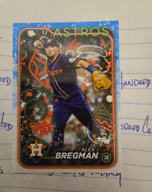 2024 Topps Holiday #H49 Alex Bregman — front