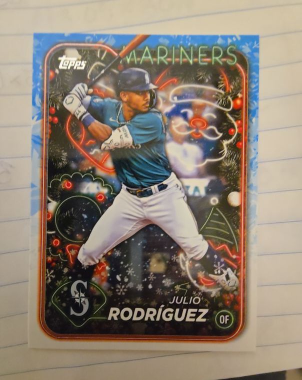 2024 Topps Holiday #H153 Julio Rodriguez — front