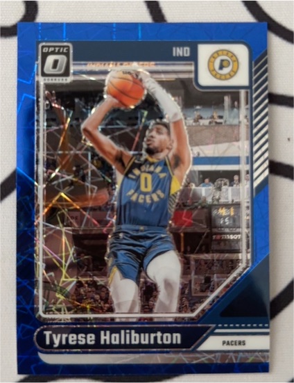2024-25 Panini Donruss Optic #215 Tyrese Haliburton — front