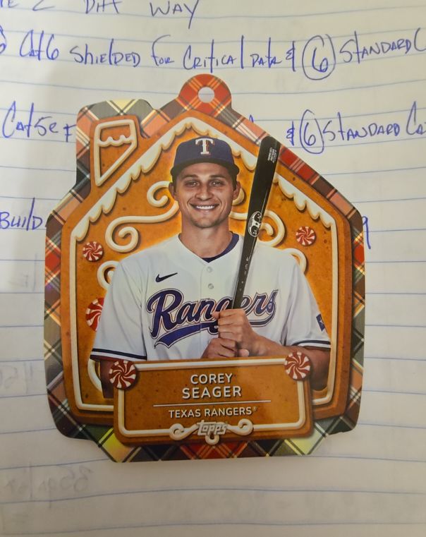 2024 Topps Holiday #MLBO-15 Corey Seager — front