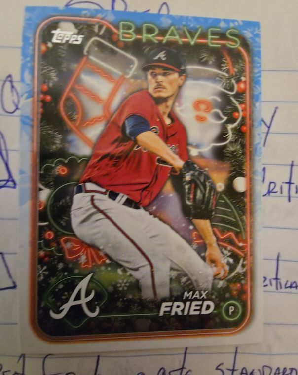 2024 Topps Holiday #H134 Max Fried — front