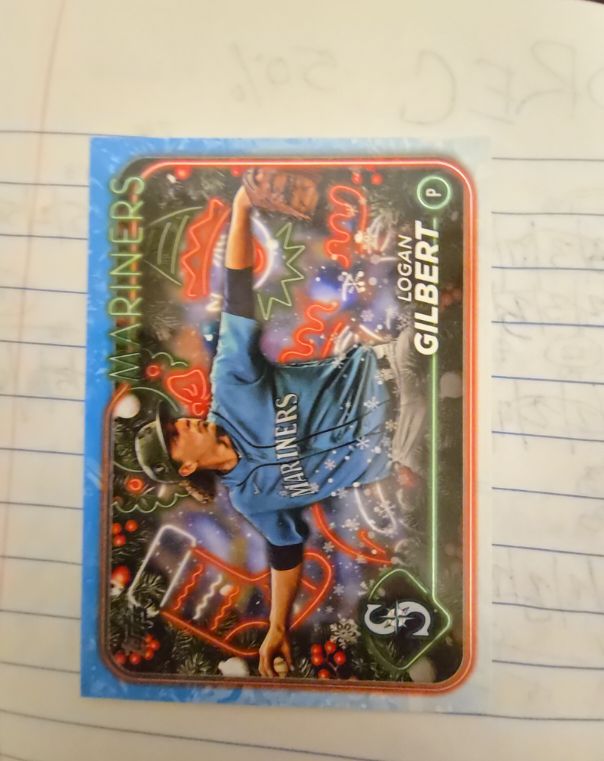 2024 Topps Holiday #H156 Logan Gilbert — front