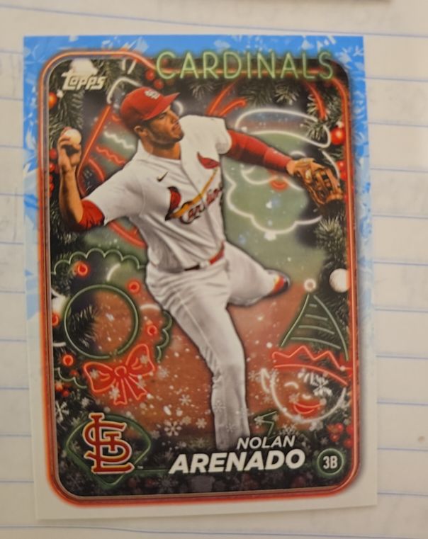 2024 Topps Holiday #H139 Nolan Arenado — front