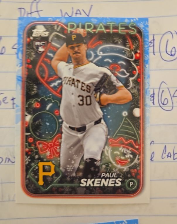 2024 Topps Holiday #H165 Paul Skenes — front