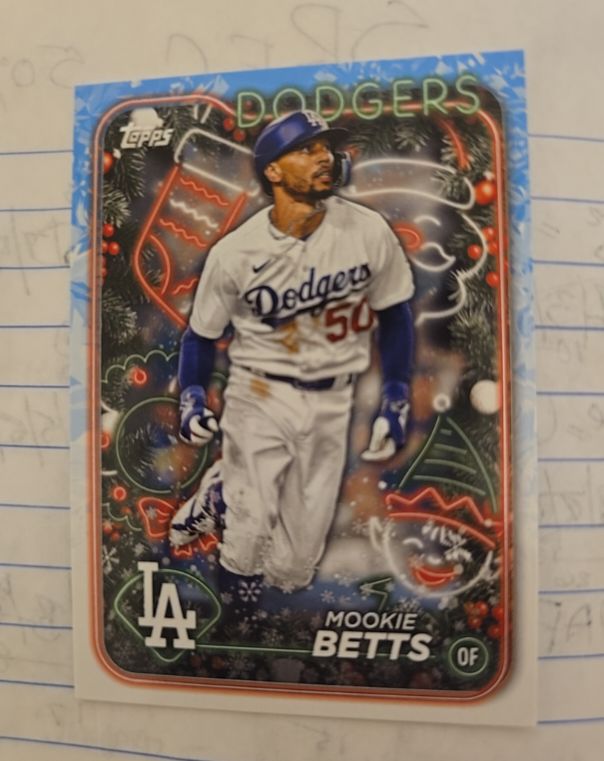 2024 Topps Holiday #H135 Mookie Betts — front