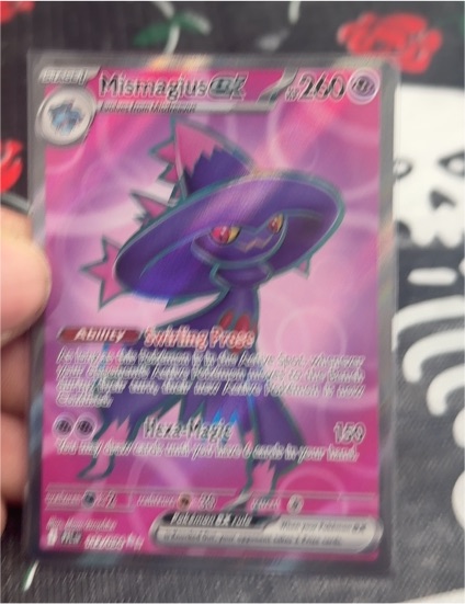 2025 Pokemon TCG #112/094 Mismagius EX Phantasmal Flames — front