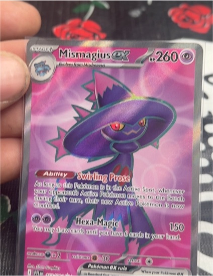 2025 Pokémon Phantasmal Flames #112 Mismagius ex — front