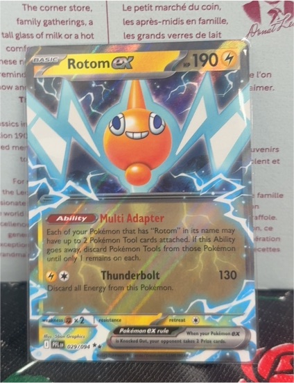 2025 Pokemon TCG ME02: Phantasmal Flames #029 Rotom ex — front
