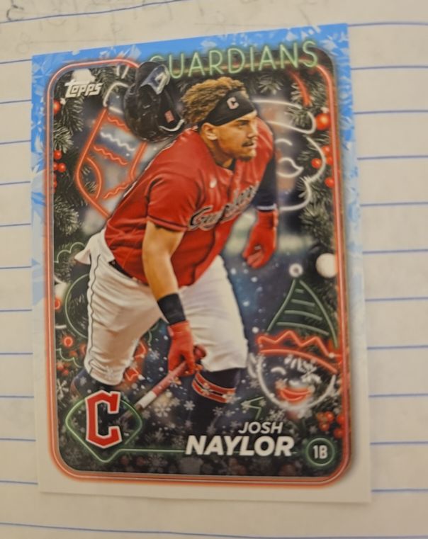 2024 Topps Holiday #H120 Josh Naylor — front