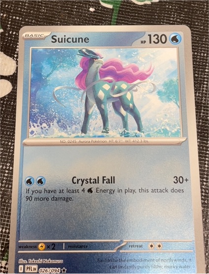 2025 Pokémon ME02 Phantasmal Flames #026 Suicune — front