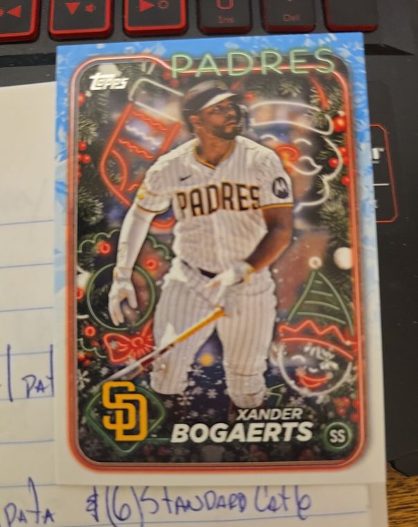 2024 Topps Holiday #H80 Xander Bogaerts — front