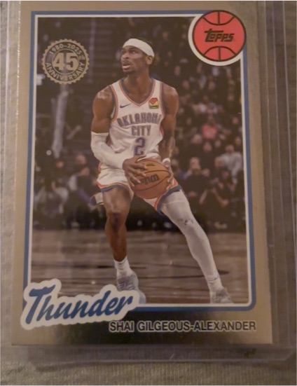 2025-26 Topps Basketball #80BK-91 Shai Gilgeous-Alexander — front