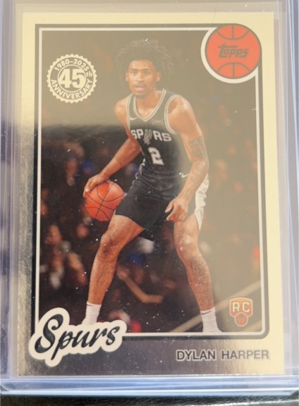 2025-26 Topps Basketball 45th Anniversary #80BK-52 Dylan Harper — front