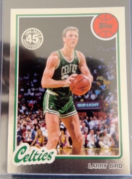 2025-26 Topps #80BK-1 Larry Bird 1980-81 Topps Basketball Boston Celtics — front